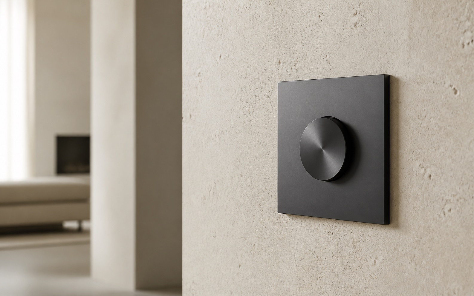 BXD One Rotary dimmer in an architectural interior