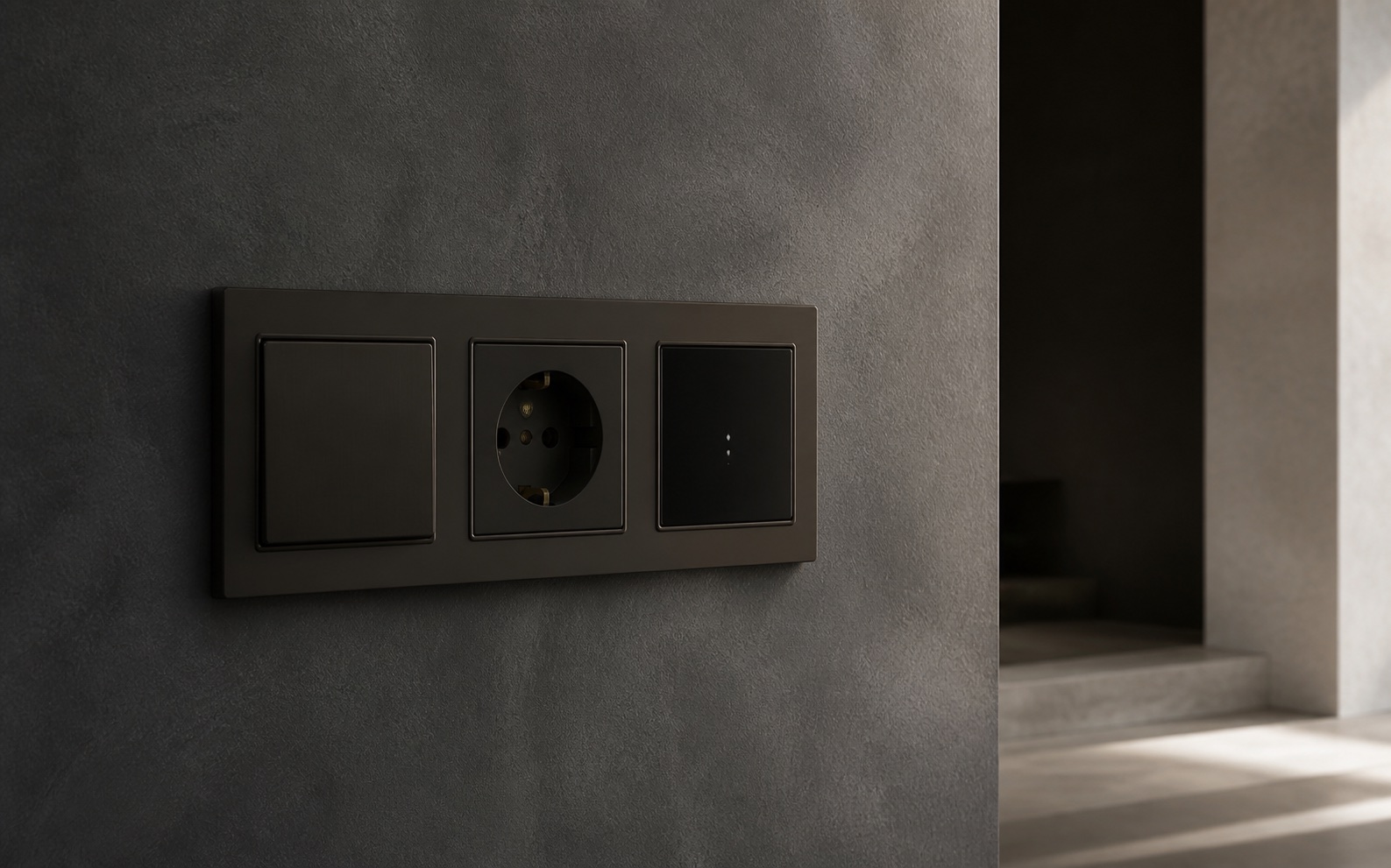 BXD Frame Modular controls in an architectural interior